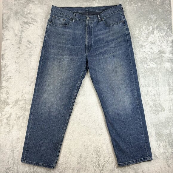 LEVIS 550 Relaxed Fit Mens Stretch Tapered Leg Medium Wash Casual Denim Jeans - Picture 2 of 9